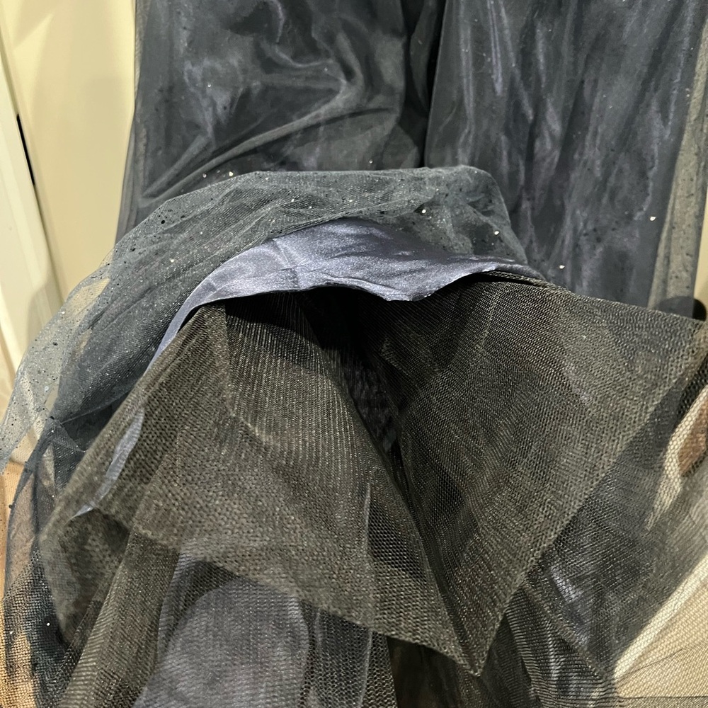 Xscape Navy Blue Ballgown - Picture 7 of 7